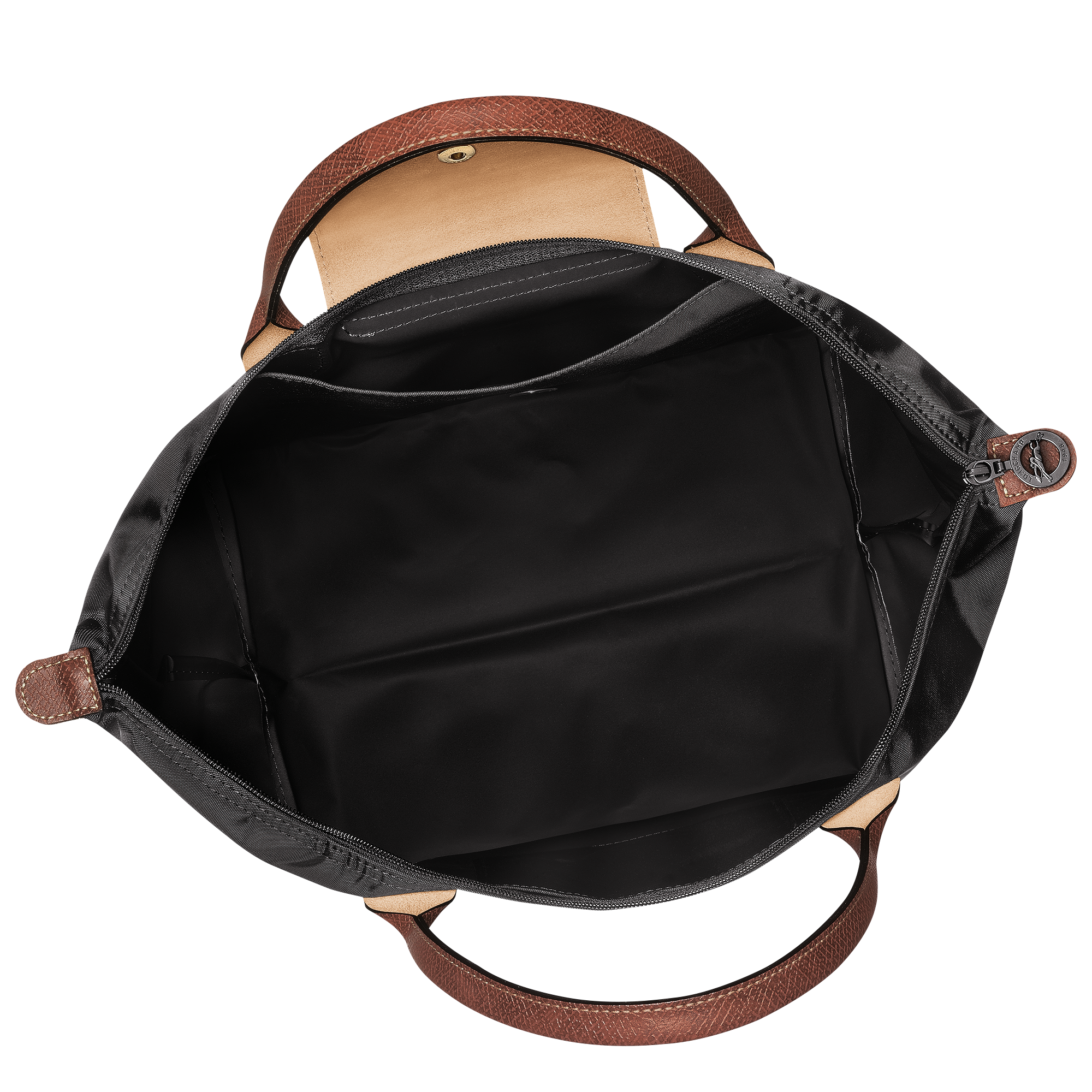 Le Pliage Original Bolso con asa superior M, Negro