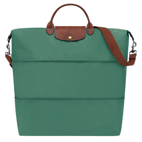 Erweiterbare Reisetasche Le Pliage Original , Recyceltes Canvas - Salbei - Ansicht 1 von 7