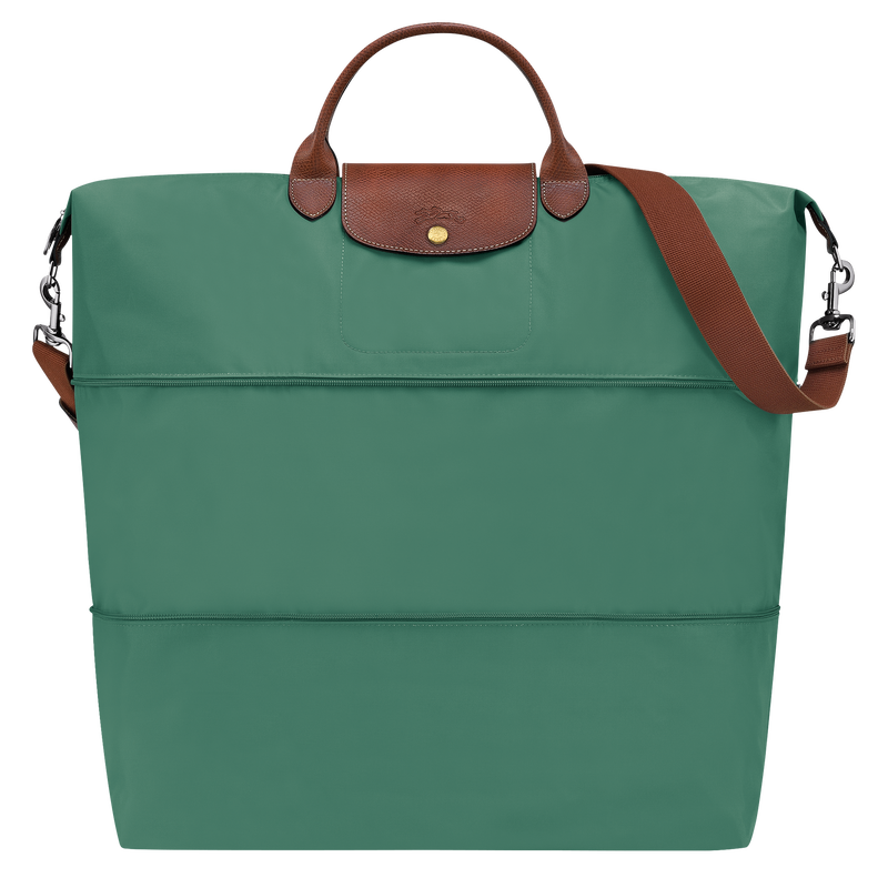 Erweiterbare Reisetasche Le Pliage Original , Recyceltes Canvas - Salbei  - Ansicht 1 von 7