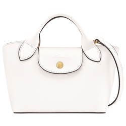Épure Tote bag , White - Leather