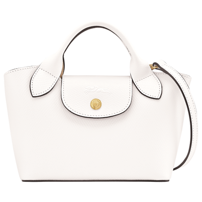 Épure Shopper , Wit - Leder