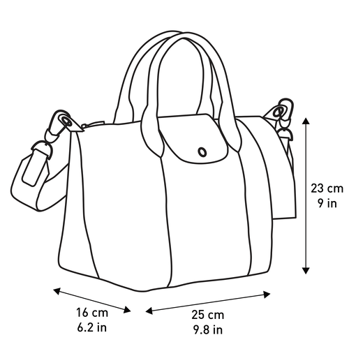 Top handle bag S Le Pliage Cuir Honey (L1512757P15) | Longchamp US