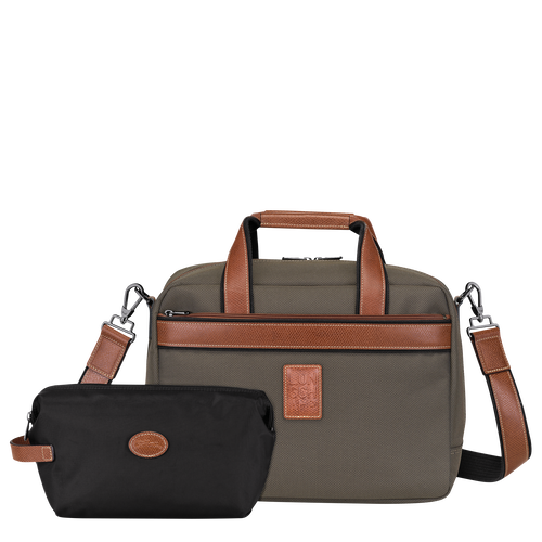 Boxford S Travel bag , Brown - Recycled canvas - View 5 of  5
