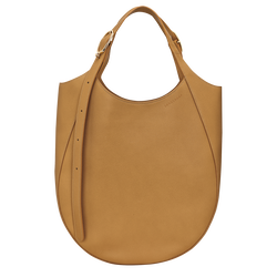 Le Foulonné XL Tote bag , Nutmeg - Leather