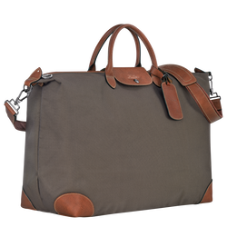 Boxford M Travel bag , Brown - Recycled canvas