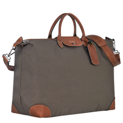 Reisetasche M Boxford , Recyceltes Canvas - Braun