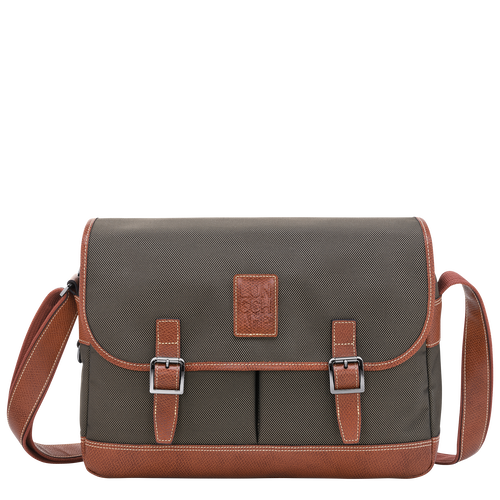 Boxford L Crossbody bag , Brown - Recycled canvas - View 1 of  4