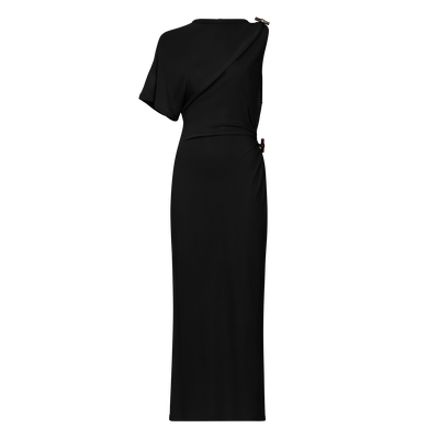 Dress , Black - Crepe jersey