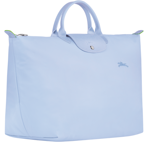 Le Pliage Green S Travel bag , Sky Blue - Recycled canvas - View 2 of 4