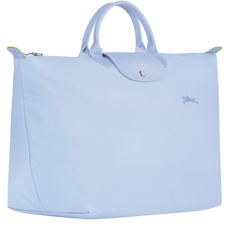 Reisetasche S Le Pliage Green , Recyceltes Canvas - Himmelblau  - Ansicht 2 von 4