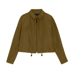 Jacket , Olive - Techno taffeta