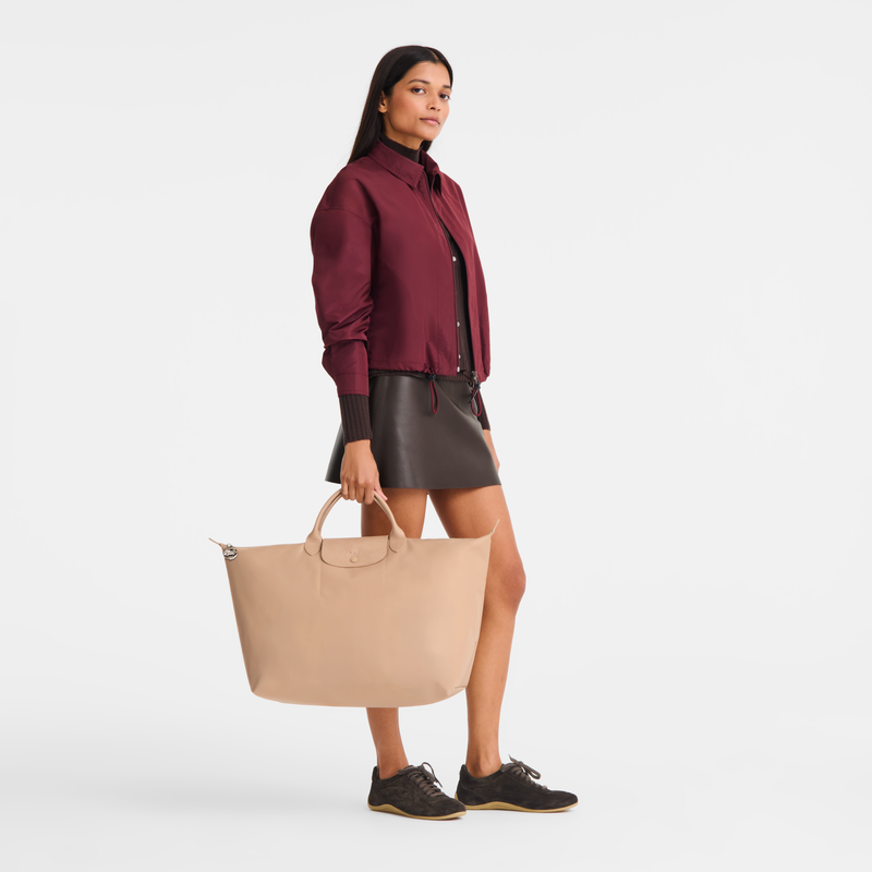 Le Pliage One Bolsa de viaje S , Tela - Beige  - Vista 2 de 7