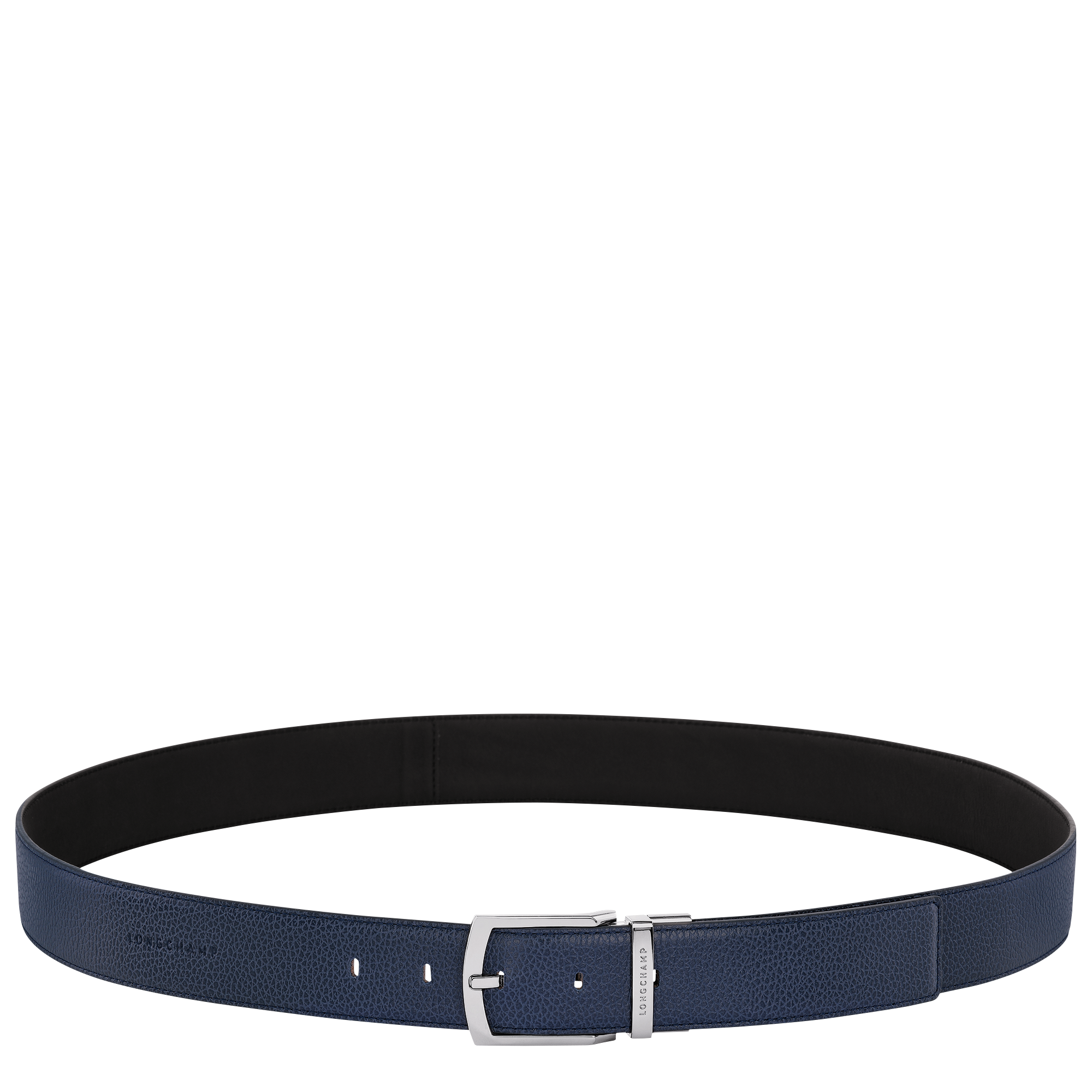 Cintura da uomo Le Foulonné Pelle - Blu Navy/Nero (42027H21D80)