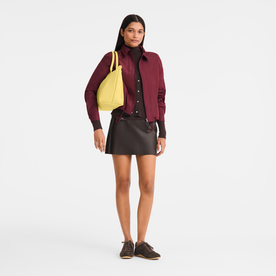 Le Pliage One L Handbag , Lime - Canvas