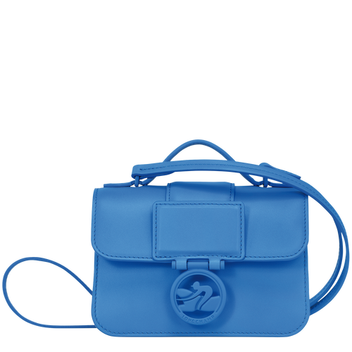 Sac bandoulière XS Box-Trot , Cuir - Cobalt - Vue 1 de 5