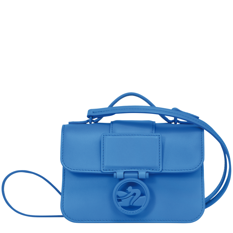 Sac bandoulière XS Box-Trot , Cuir - Cobalt  - Vue 1 de 5