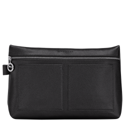 Le Foulonn&eacute; Toiletry case , Black - Leather