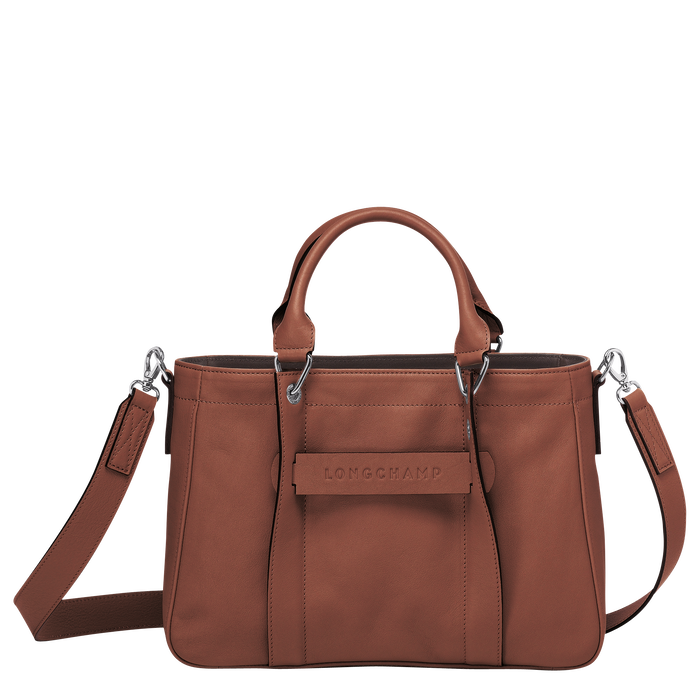 synet Långiver Megalopolis Handbag M Longchamp 3D Cognac (L1115772504) | Longchamp US
