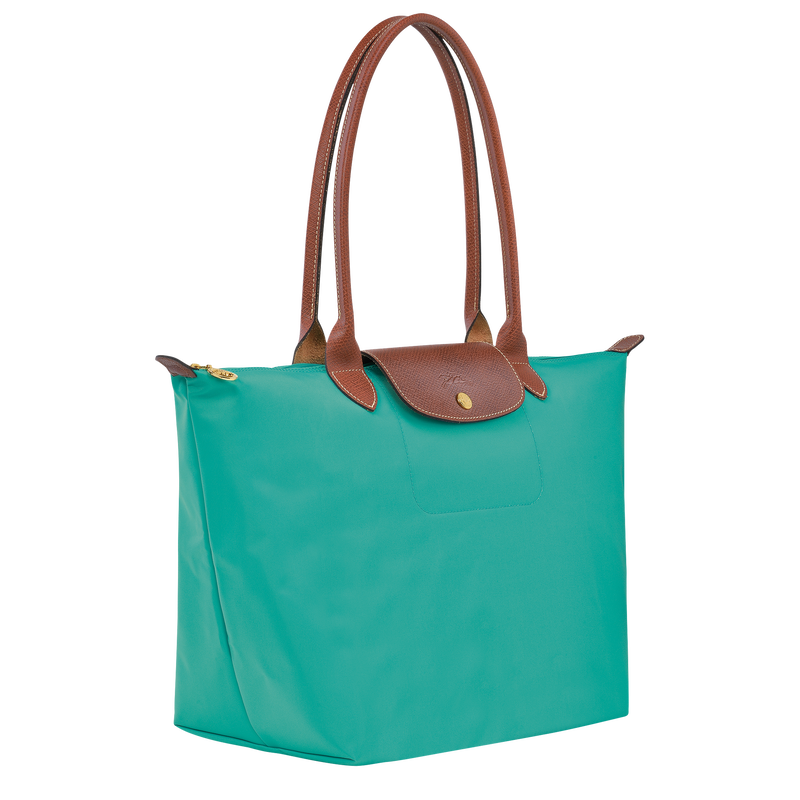 Le Pliage 原創系列 肩揹袋 L , 綠松石色 - 再生帆布  - 查看 3 6