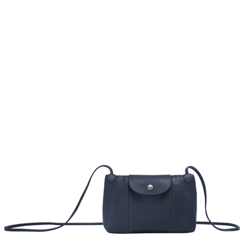 born home Of storm Sac porté travers Le Pliage Cuir Navy (L1061757556) | Longchamp FR