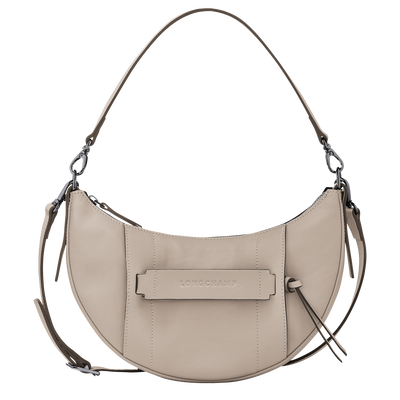 Sac bandoulière S Longchamp 3D , Cuir - Argile