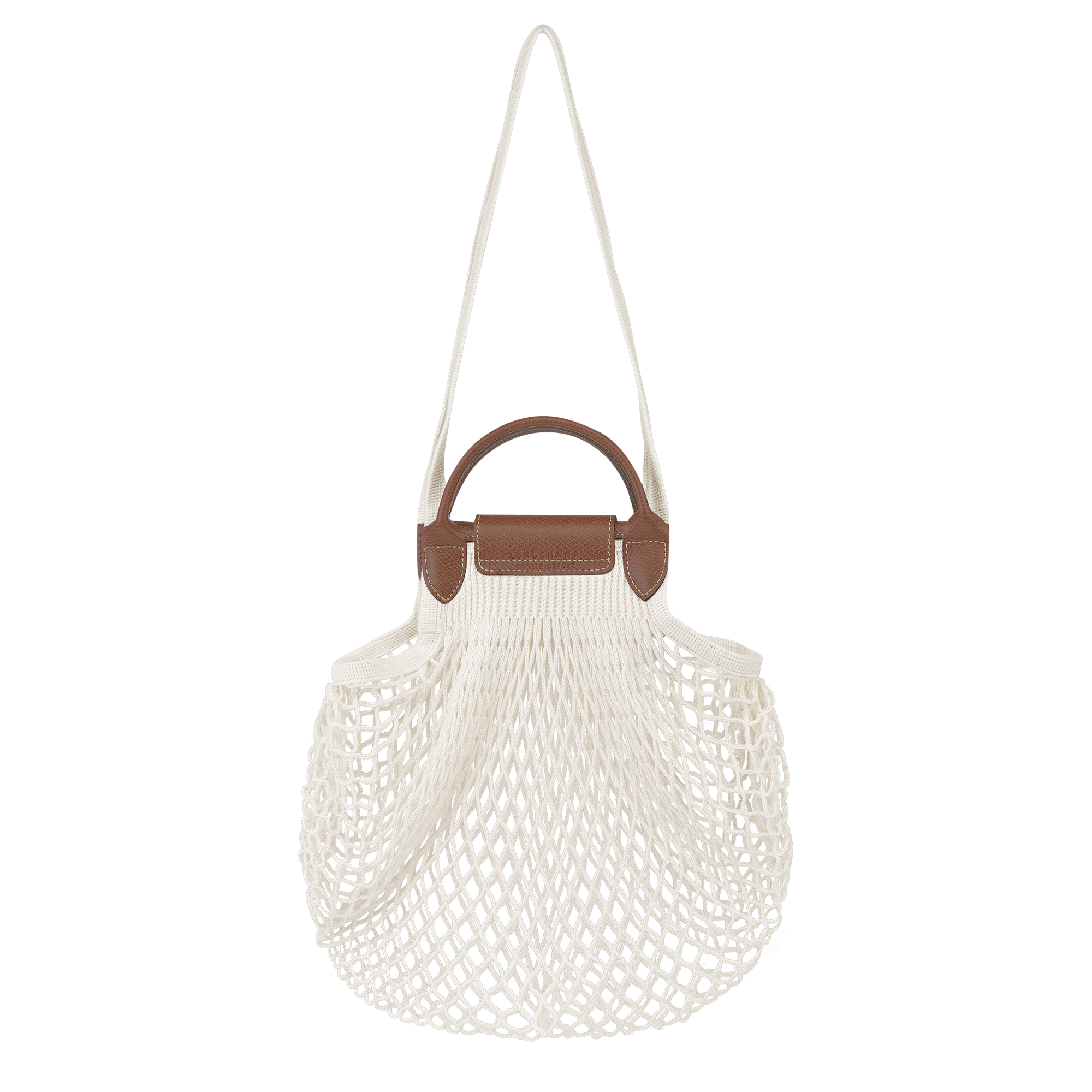 Mesh bag L, Ecru - View 4 of
4 - zoom in Le Pliage Filet Mesh bag L, Ecru