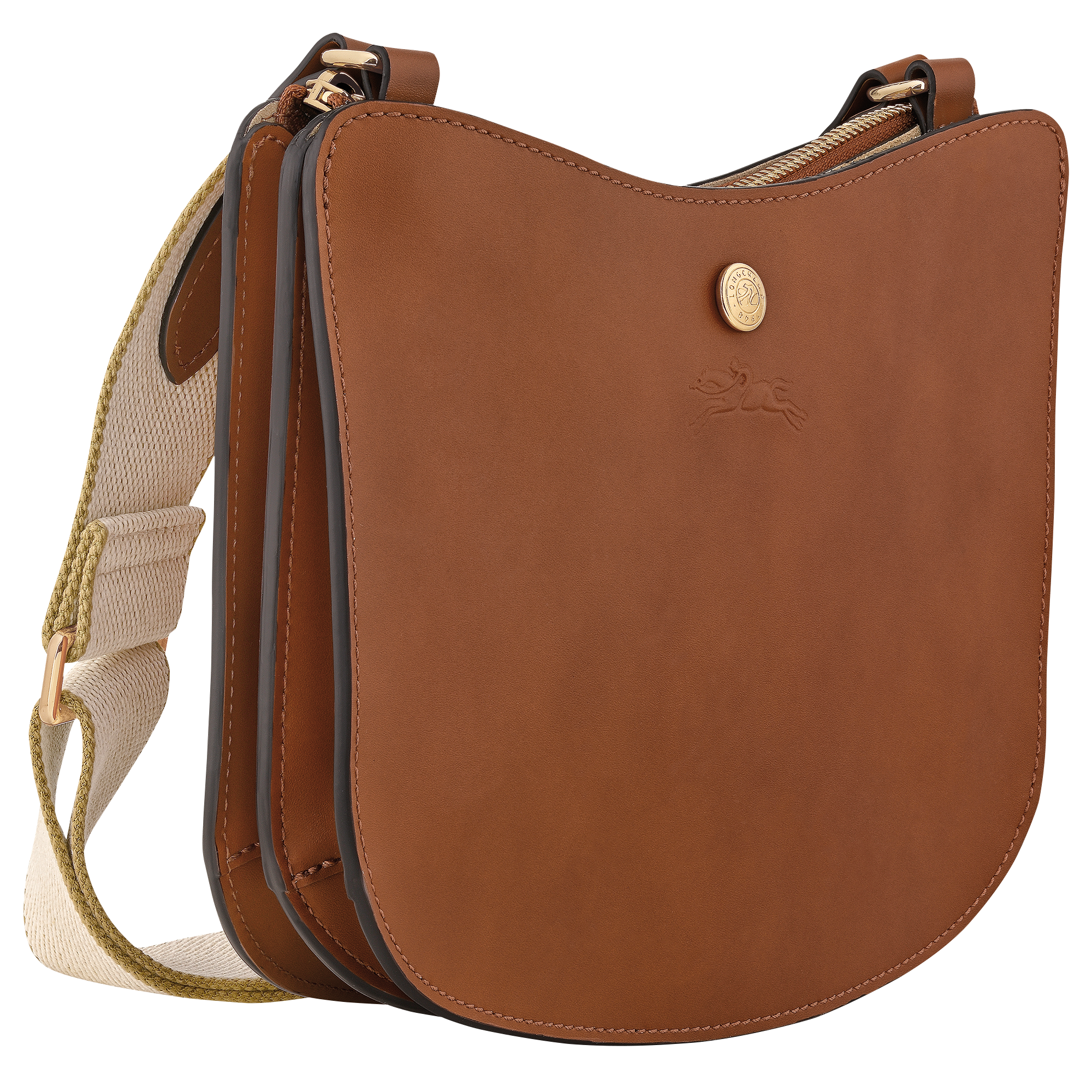 &Eacute;pure Crossbody-Tasche S, Cognac