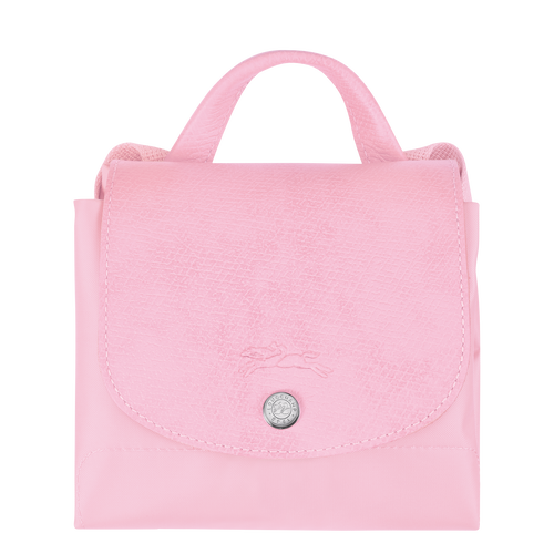 Le Pliage Green M Backpack , Pink - Recycled canvas - View 5 of 5