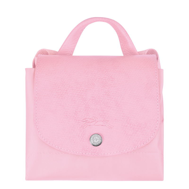 Le Pliage Green M Backpack , Pink - Recycled canvas  - View 5 of 5