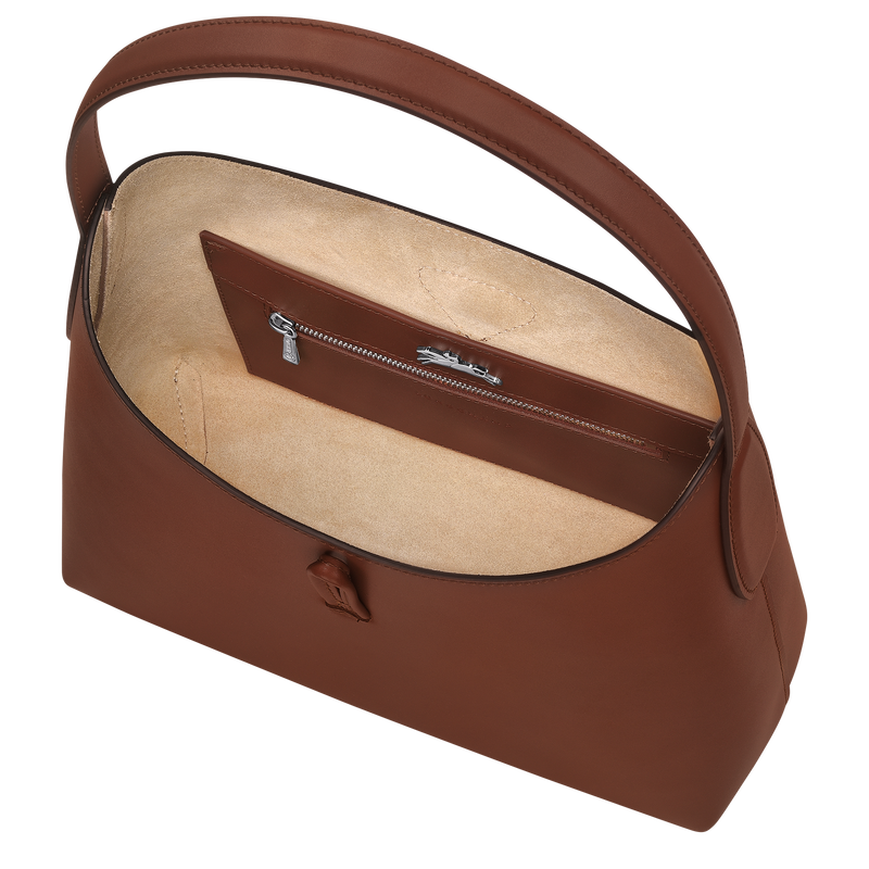 Roseau Hobo bag M, Ebony