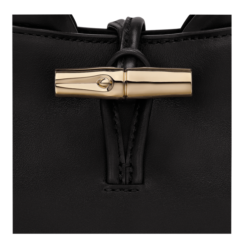 Le Roseau Bolso con asa superior XS , Cuero - Negro  - Vista 7 de 7