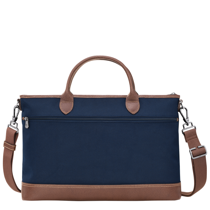 Boxford S Briefcase , Blue - Recycled canvas  - View 4 of  5