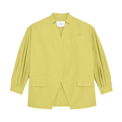 Kimono jacket , Lime - Techno taffeta