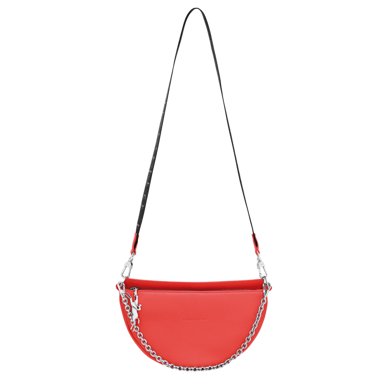 Smile S Crossbody bag , Strawberry - Leather  - View 5 of  7