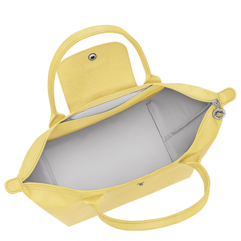 Le Pliage One M Tote bag , Lime - Recycled canvas  - View 5 of  8