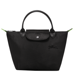 Le Pliage Green Bolso con asa superior S , Lona reciclada - Negro