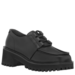 La Voyageuse Derby , Black - Leather