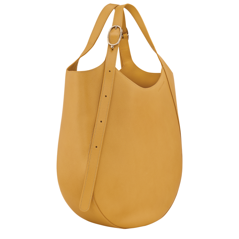 Sac cabas XL Le Foulonné , Cuir - Muscade  - Vue 3 de 3