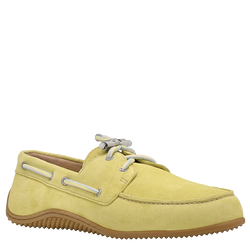 Longboat Loafer , Lime - Leather