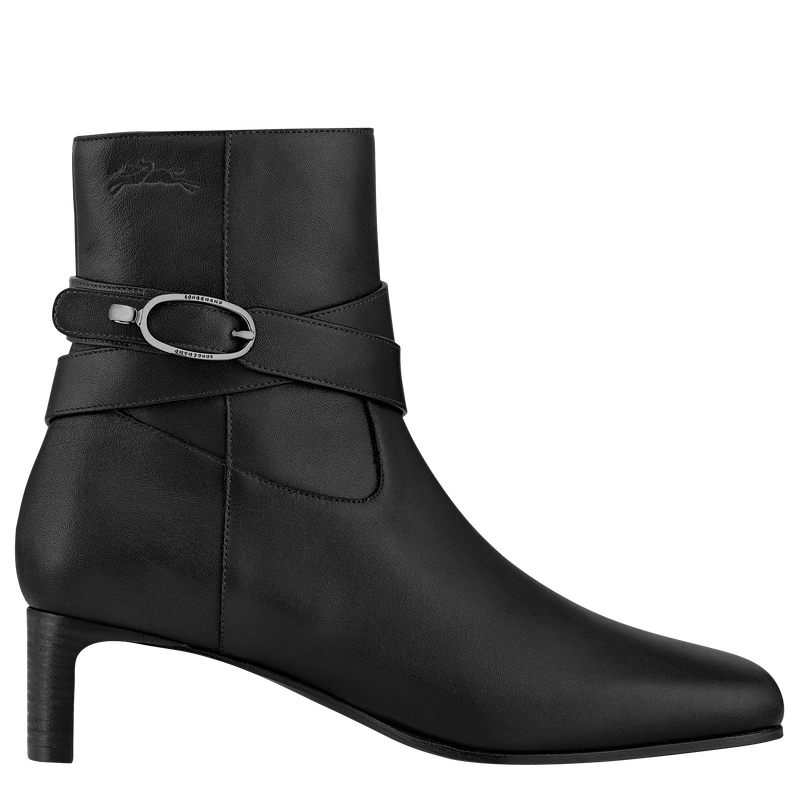 La Cavali&egrave;re Heeled booties , Black - Leather  - View 1 of  4