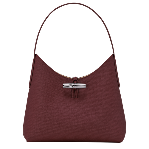 Roseau M Hobo bag , Plum - Leather - View 1 of  6