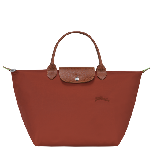 【中古】 M Green Pliage Le Handbag canvas Recycled - Chestnut バッグ