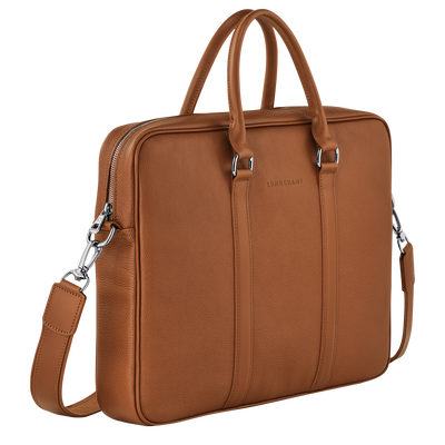 Le Foulonné Briefcase S, Caramel