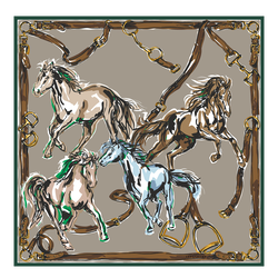 Silk scarf 90