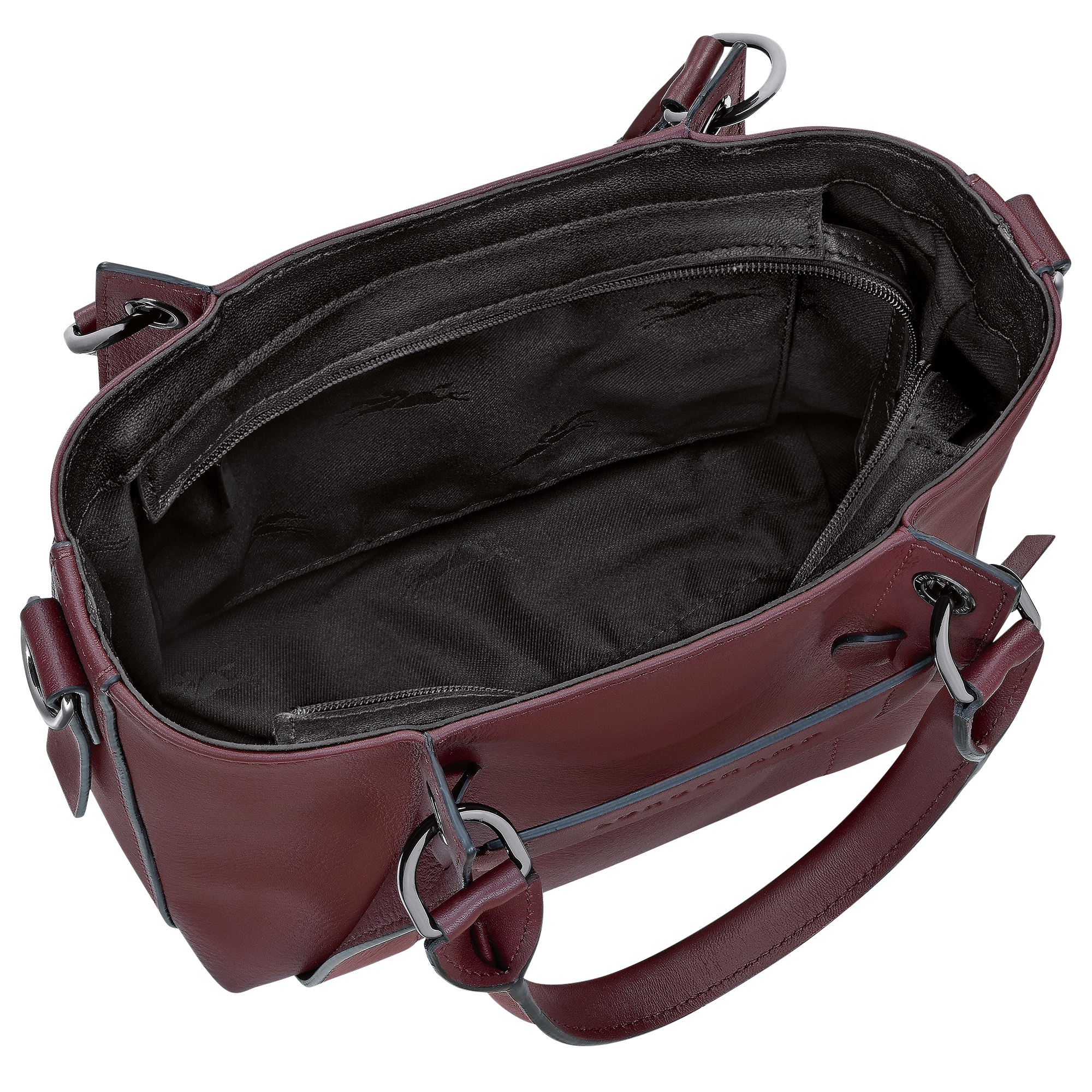 Longchamp 3D Borsa con manico S,  Amaranto