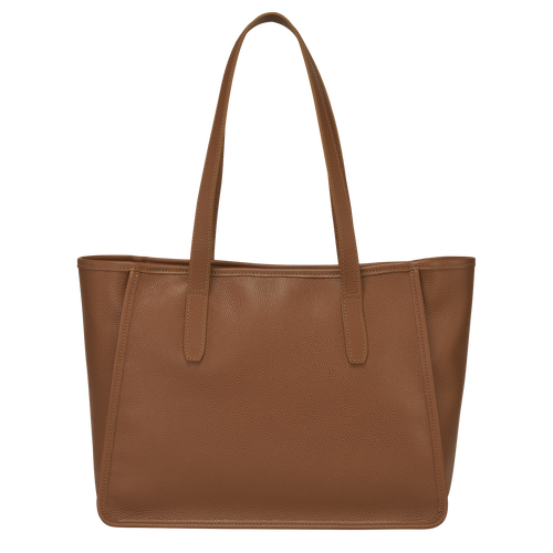 Le Foulonné L Tote bag , Caramel - Leather - View 4 of 5