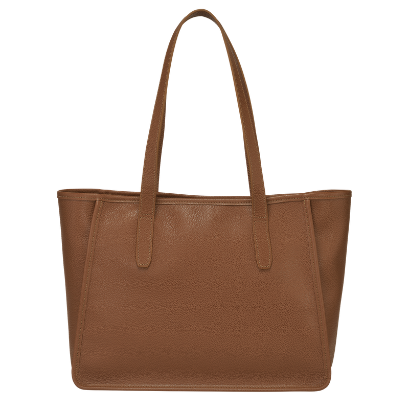 Le Foulonné L Tote bag , Caramel - Leather  - View 4 of 5