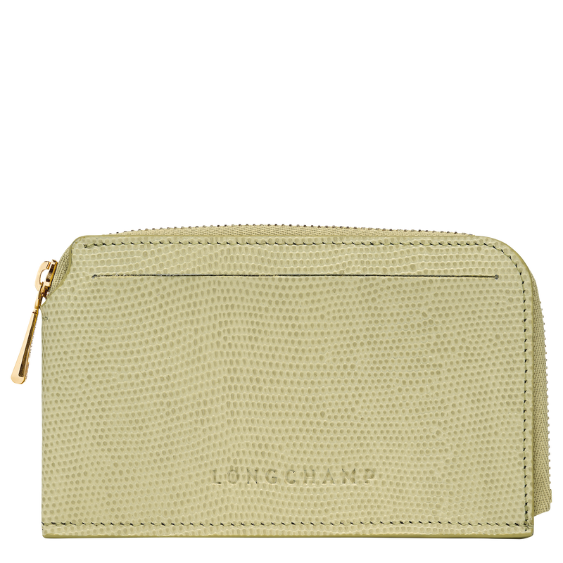 Porta Carte Longchamp Pocket , Pelle - Pistacchio  - View 1 of  2
