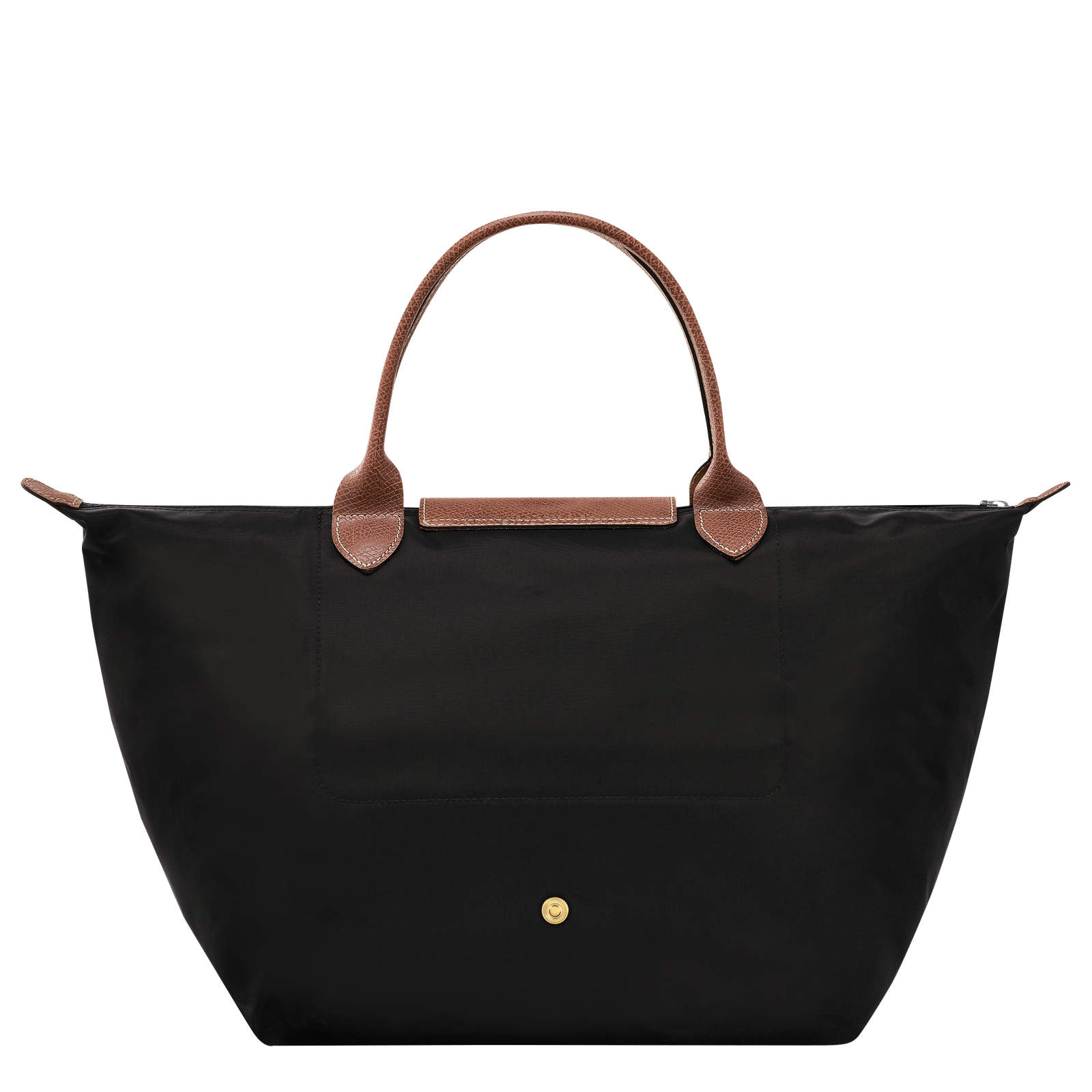 Le Pliage Original M Handbag Black Recycled canvas Longchamp US