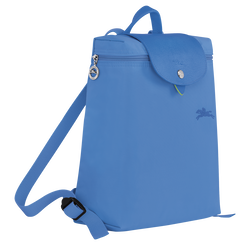 Rucksack M Le Pliage Green , Recyceltes Canvas - Kornblumenblau